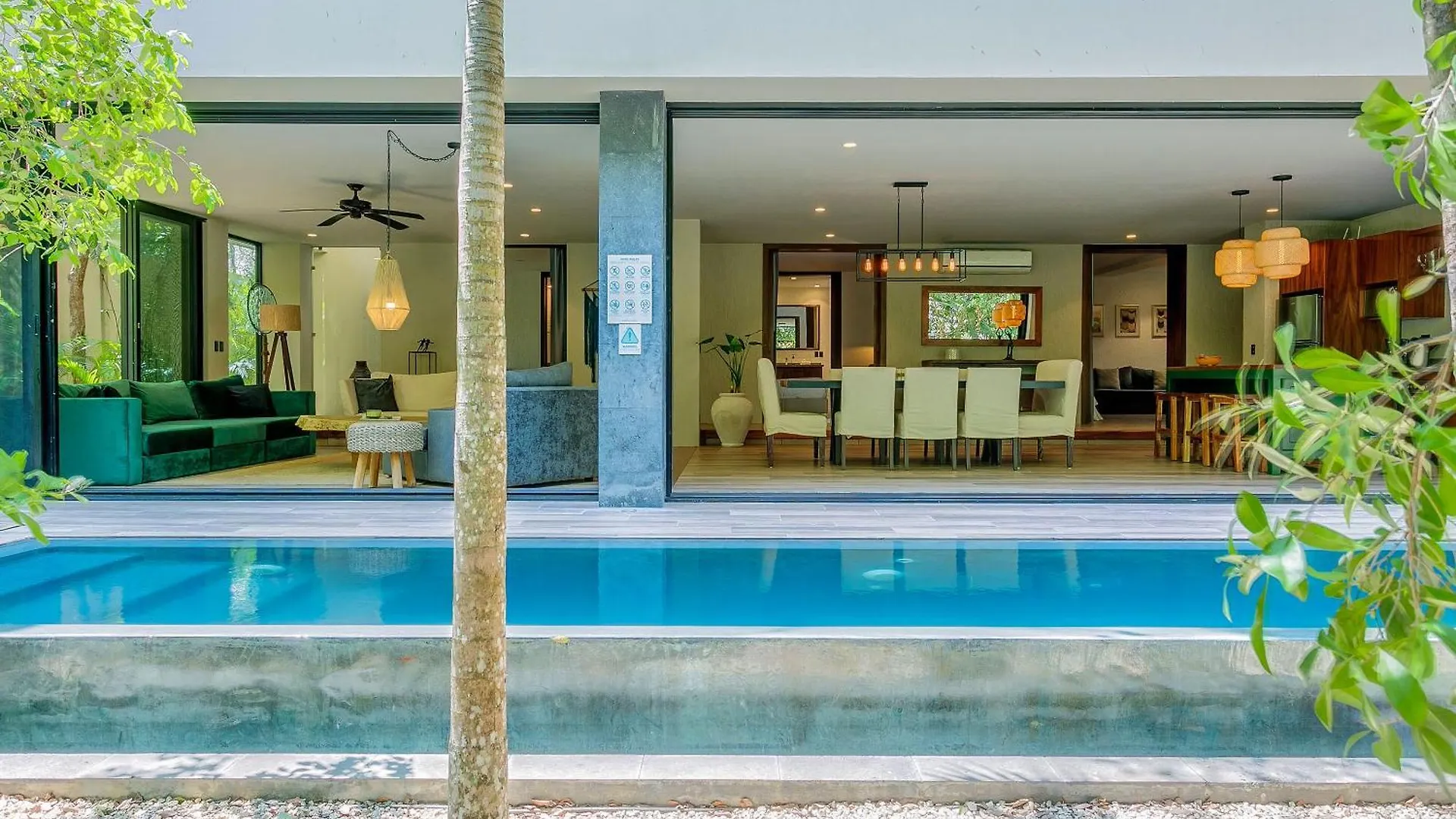 Daire Luxurious Oasis Jacuzzi With Art Gallery And Pool Tulum